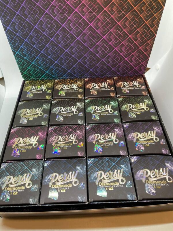 Persy Diamonds Wax 1OZ Jars Baller Box